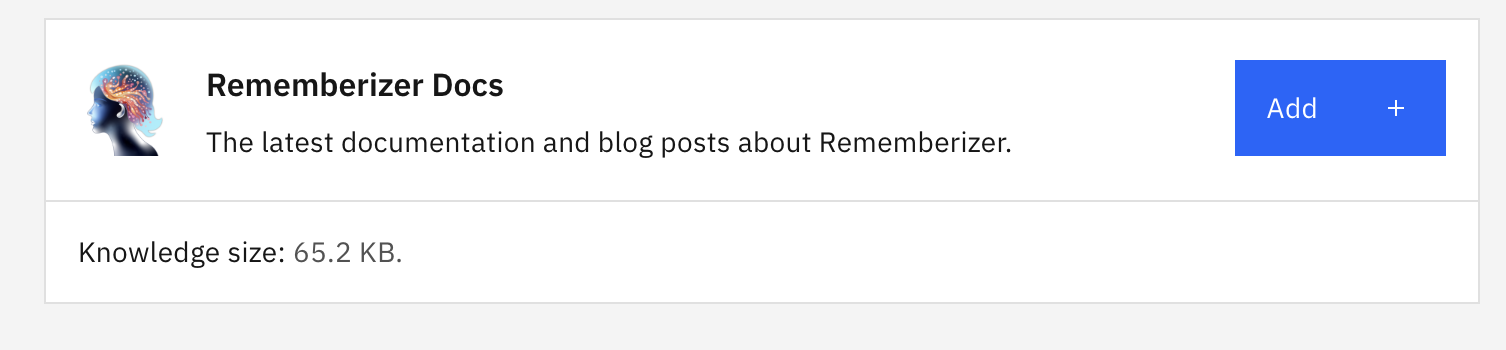 memento add common knowledge